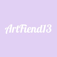 artfriend13 logo on a purple background